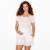 Pyjama 2 pieces de grossesse avec ceinture stretch insomnia Multico blanc 4 - vertbaudet enfant 