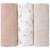 Lot de 3 langes mousseline miracle of nature (80x80 cm) Beige, blanc 2 - vertbaudet enfant 