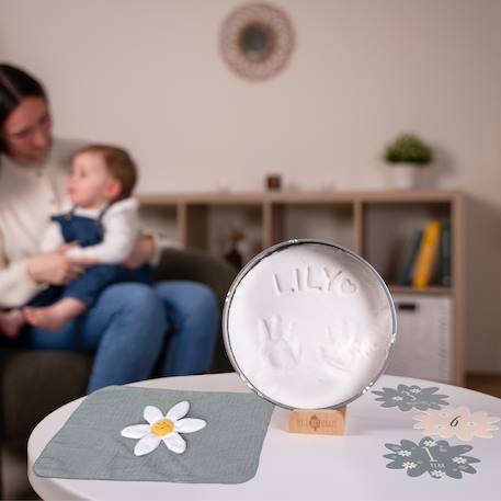 Coffret naissance à empreintes daisy blue Bleu 6 - vertbaudet enfant 