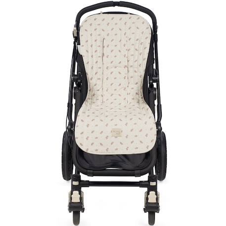 Assise pour poussette mimosa rose Ecru, rose 1 - vertbaudet enfant 