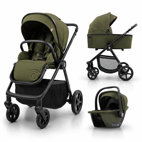 Poussette trio coco Vert 1 - vertbaudet enfant 