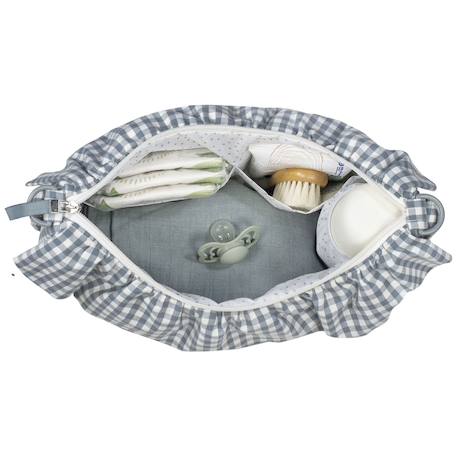 Sac bandoulière gondole praliné vichy matcha Vert 5 - vertbaudet enfant 