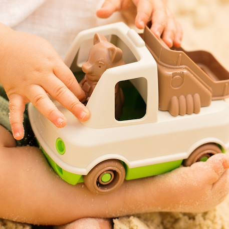 Camion pompier crème Beige+Orange 4 - vertbaudet enfant 