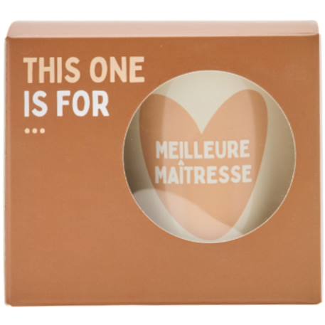 Mug meilleure maîtresse Beige, écru 2 - vertbaudet enfant 