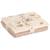 Lot de 3 langes mousseline tiny team taupe (60x60 cm) Marron, blanc 3 - vertbaudet enfant 