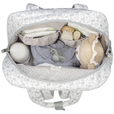 Sac à dos à langer gala cerise Mauve+Vert 12 - vertbaudet enfant 