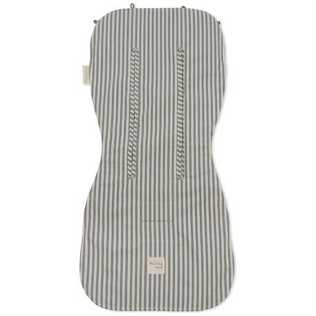 Assise pour poussette praliné rayures matcha Marron+Vert 6 - vertbaudet enfant 
