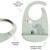 Bavoir silicone playground Vert 3 - vertbaudet enfant 