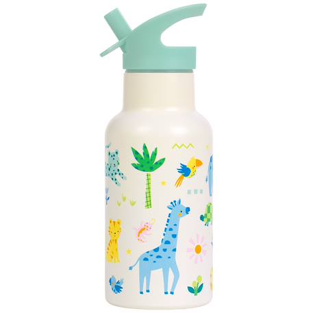 Gourde isotherme jungle (350 ml) Blanc, vert, bleu 3 - vertbaudet enfant 