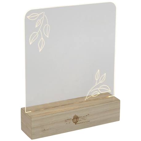 Cadre lumineux à empreintes olive tree (18x23 cm) Transparent, bois 3 - vertbaudet enfant 