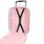 Valise enfant à roulettes Rose+Vert 5 - vertbaudet enfant 