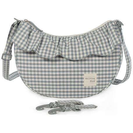 Sac bandoulière gondole praliné vichy matcha Vert 3 - vertbaudet enfant 