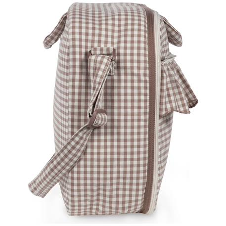 Valise de maternité praliné vichy moka Marron 5 - vertbaudet enfant 