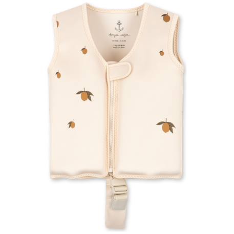 Gilet de natation ellis citron (2-3 ans) Ecru, jaune, vert 1 - vertbaudet enfant 