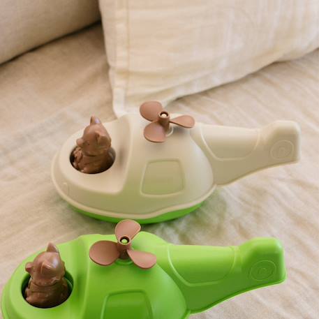 Hélicoptère bateau milk Beige+Orange 5 - vertbaudet enfant 