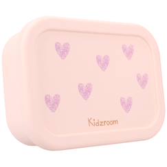 Puériculture-Lunch box en silicone cœurs