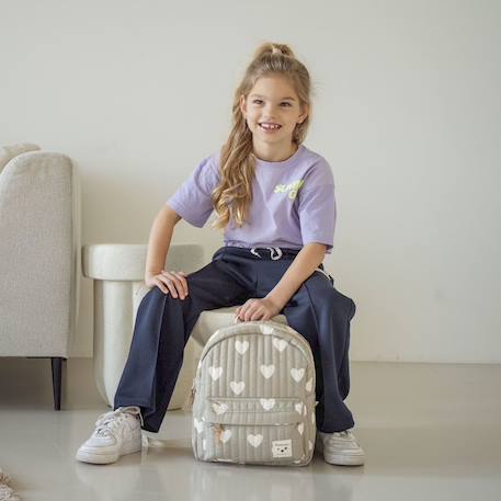 Sac à dos enfant wonderful worlds cœurs (31 cm) Vert, blanc 6 - vertbaudet enfant 