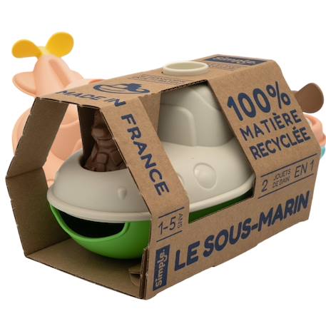 Sous-marin bateau milk Beige+Orange 6 - vertbaudet enfant 