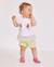 Ensemble en tricot pour nouveau-né avec volant en tulle Blanc 1 - vertbaudet enfant 
