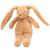 Petit lapin sensoriel en coton bio Cappucino+Sable 2 - vertbaudet enfant 