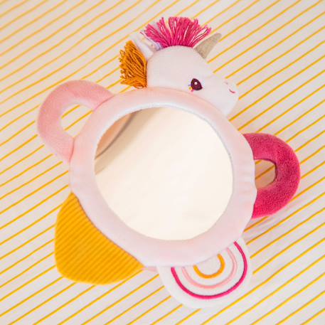 Miroir d'activités lena Beige, orange, vert+Rose, écru, jaune 10 - vertbaudet enfant 