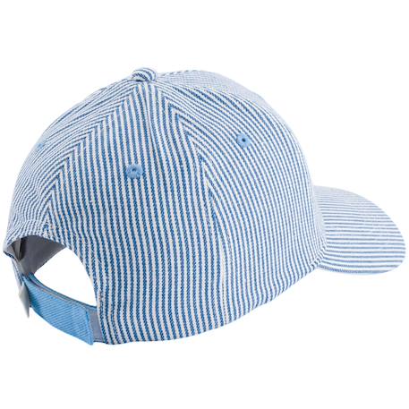 Casquette enfant marinière super cool bleu (9-24 mois) Bleu, blanc 3 - vertbaudet enfant 