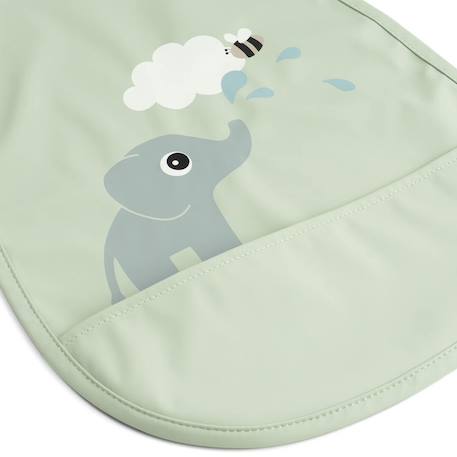 Bavoir élastique elphee Vert 2 - vertbaudet enfant 