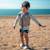 Chaussures d'eau shoöz sand (pointures 20-22) Gris, blanc 2 - vertbaudet enfant 
