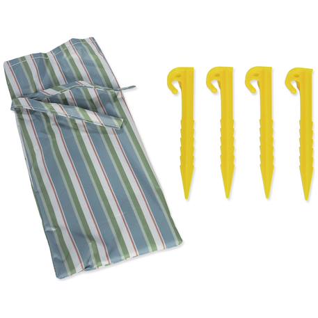 Tente anti-uv summer rayures Vert 6 - vertbaudet enfant 