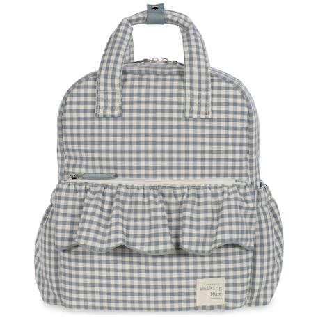 Sac à dos à langer praliné vichy moka Vert 2 - vertbaudet enfant 