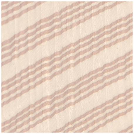Lot de 3 langes mousseline tiny team taupe (60x60 cm) Marron, blanc 6 - vertbaudet enfant 