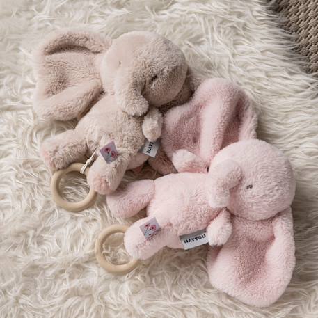 Peluche musicale fanfan l'éléphant sable (35 cm) Beige 4 - vertbaudet enfant 