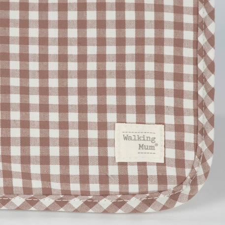 Protège carnet de santé praliné vichy moka Marron 4 - vertbaudet enfant 