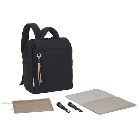 Sac à dos à langer minoa (39x18 cm) Noir 2 - vertbaudet enfant 