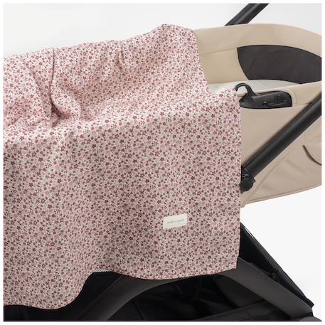 Lange cherry fleurs (120x120 cm) Mauve 2 - vertbaudet enfant 
