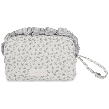 Trousse de toilette little bloom fleurs Gris 1 - vertbaudet enfant 