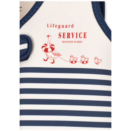 Gilet de natation ellis marin stripes (1-2 ans) Bleu, blanc 3 - vertbaudet enfant 