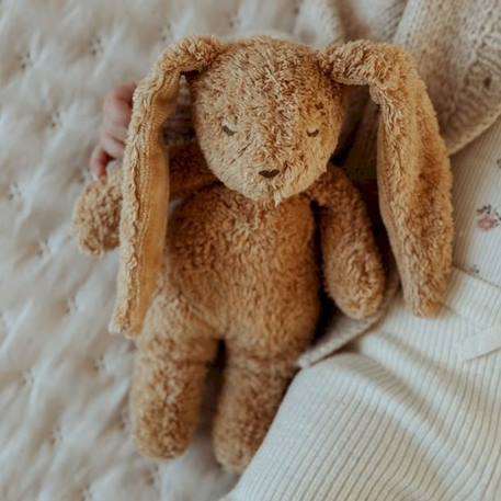 Petit lapin sensoriel en coton bio Cappucino+Sable 4 - vertbaudet enfant 