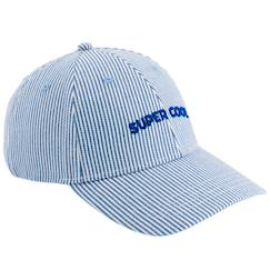 -Casquette enfant marinière super cool bleu (9-24 mois)