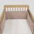 Tour de lit praliné vichy rayures moka (120x60 cm) Marron 4 - vertbaudet enfant 