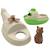Hélicoptère bateau milk Beige+Orange 2 - vertbaudet enfant 