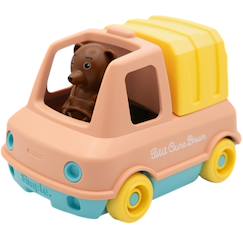 Jouet-Jeux d'imagination-Camion poubelle de petit ours brun