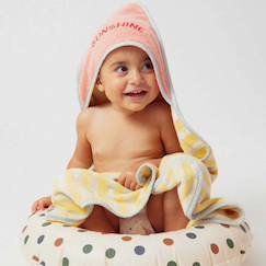 Linge de maison et décoration-Linge de bain-Cape de bain bébé summer forever éponge (80 x 80 cm)