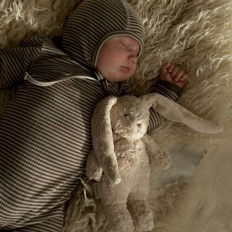 Petit lapin sensoriel en coton bio Sable 4 - vertbaudet enfant 