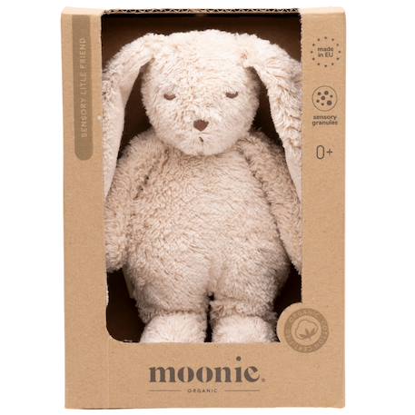 Petit lapin sensoriel en coton bio Sable 5 - vertbaudet enfant 