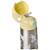 Gourde isotherme avec paille looney tunes (350 ml) Jaune, blanc, gris 4 - vertbaudet enfant 