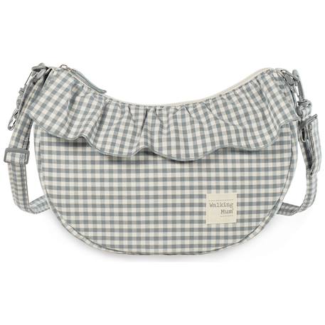Sac bandoulière gondole praliné vichy matcha Vert 1 - vertbaudet enfant 