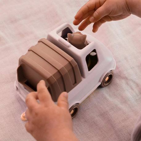 Camion poubelle milk Beige+orange 10 - vertbaudet enfant 
