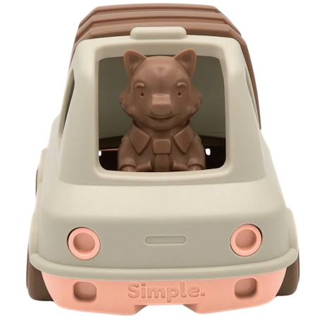 Camion poubelle milk Beige+orange 9 - vertbaudet enfant 