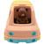 Camion poubelle de petit ours brun Menthe+Pêche 9 - vertbaudet enfant 
